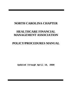 POLICY/PROCEDURES MANUAL
