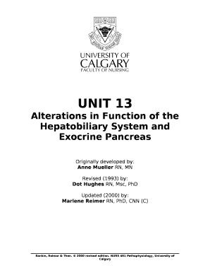Alterations in Function of the Hepatobiliary System and Exocrine Pancreas