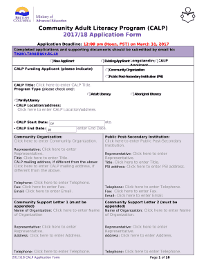 Community Adult Literacy Program (CALP)