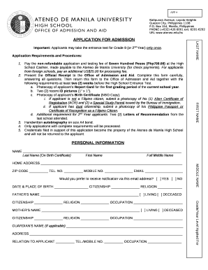 Important: Applicants may take the entrance test for Grade 9 (or 2nd Year) only once