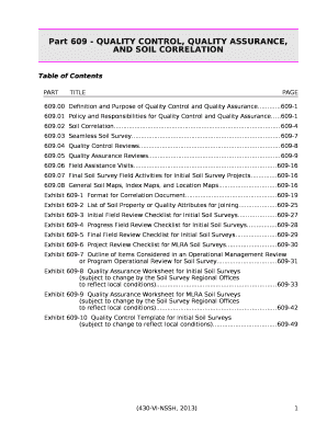 Quality control and quality assurance