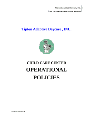 Tipton Adaptive Daycare , INC