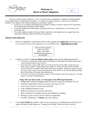 We are a non-profit 501(c)3 organization committed to building families and a brighter future for birthmothers and children