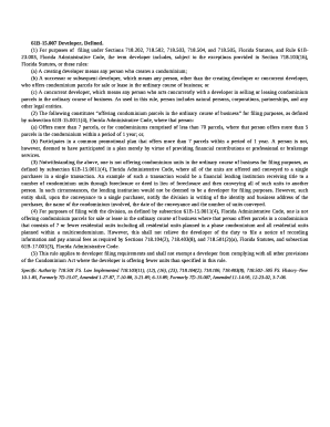 007 Developer, Defined