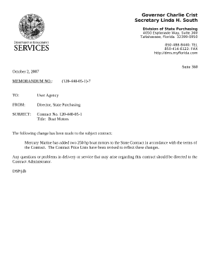 Mercury Marine has added two 250 hp boat motors to the State Contract in accordance with the terms of the Contract