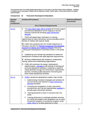 Guidance/Procedures
