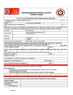 Northamptonshire Womens & Girls Football League