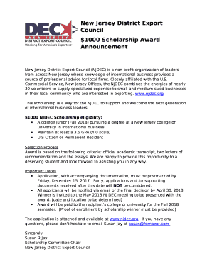 New Jersey District Export Council