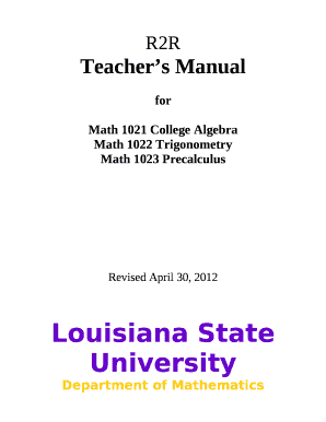 Math 1021 College Algebra