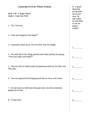 Book Title: A Single Shard