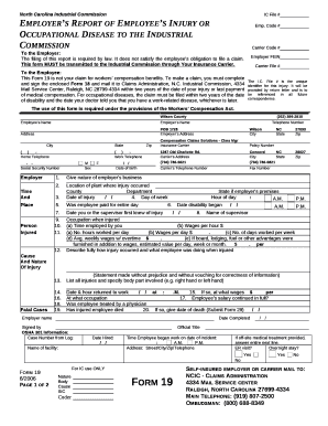 Industrial Commission, 4334 Mail Service Center, Raleigh, NC 28799-4334 within two years of the date of your injury or last payment of medical compensation