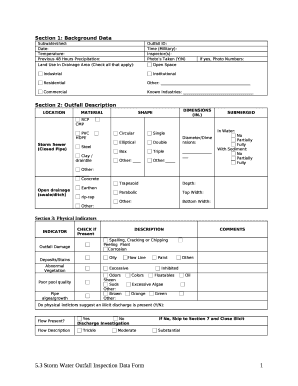 Section 1: Background Data
