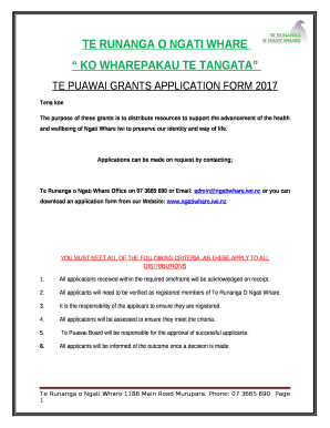 TE RUNANGA O NGATI WHARE