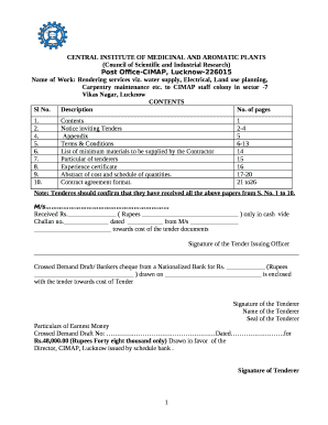 Name of Work: Rendering services viz