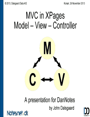 Fillable Online MVC in XPages Fax Email Print - pdfFiller