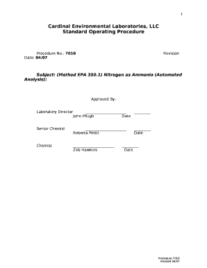 Cardinal Environmental Laboratories, LLC