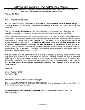 TO:Prospective Consultants
