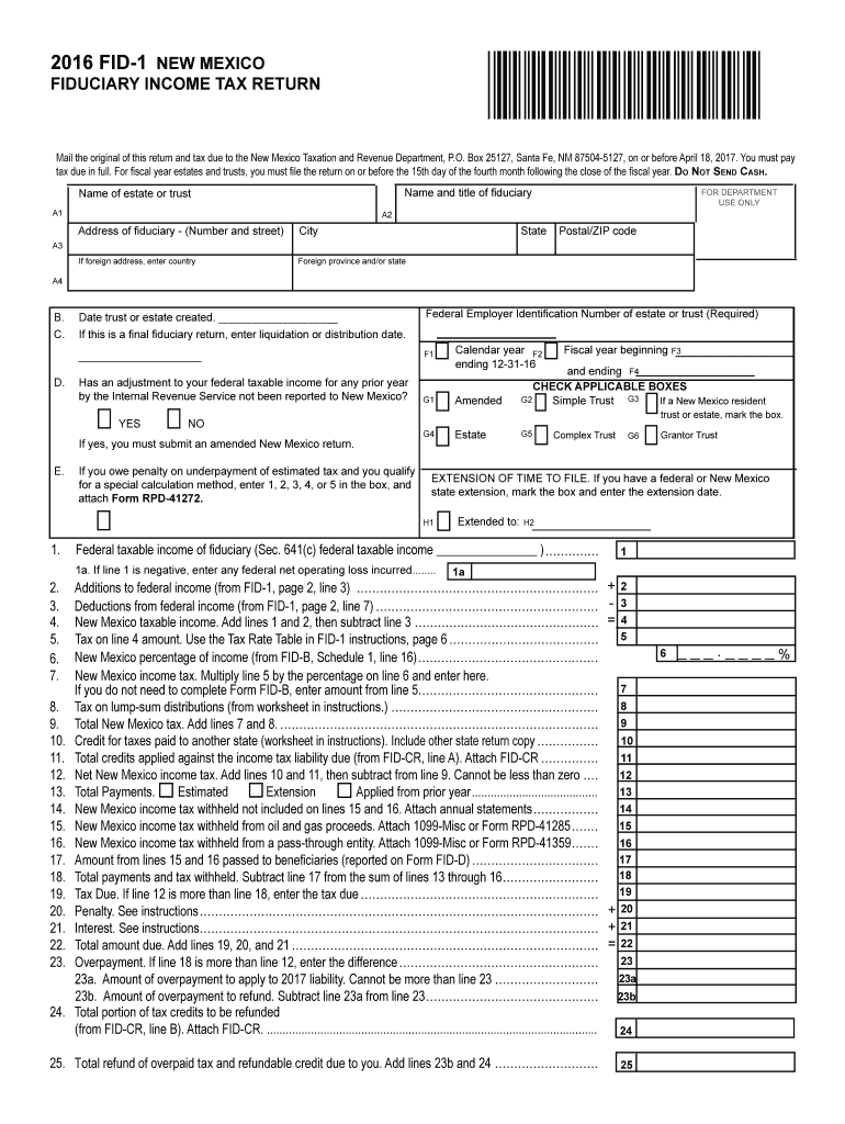 new mexico trust filing requirements Preview on Page 1