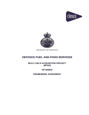 DEFENCE FUEL AND FOOD SERVICES