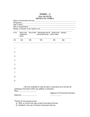 Name of Government Servant