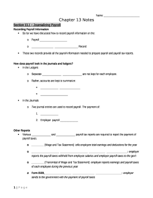 1 Journalizing Payroll