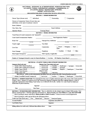 ATLANTIC TUNAS, SWORDFISH GENERAL COMMERCIAL &