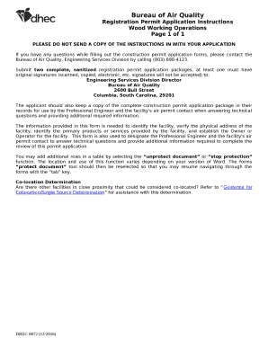 Submit two complete, sanitized registration permit application packages, at least one must have original signatures (scanned, copied, electronic, etc