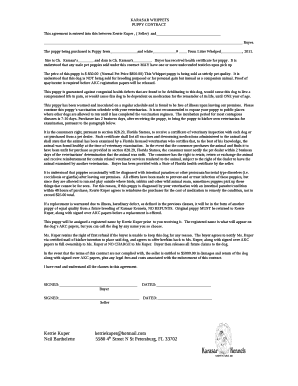 This agreement is entered into this between Kerrie Kuper , ( Seller)and