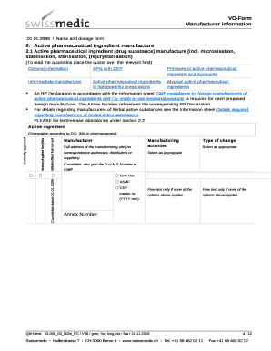 2099 / Name and dosage form