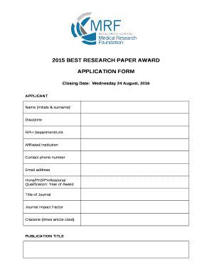 Name (initials & surname)