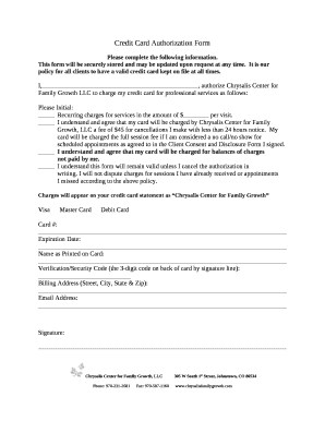This form will be securely stored and may be updated upon request at any time