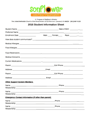 AProgram of Matthews Ministry