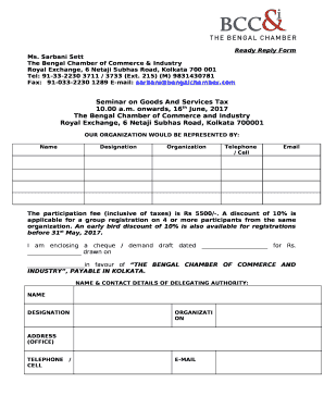 Ready Reply Form