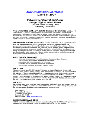 ADSAC Summer Conference