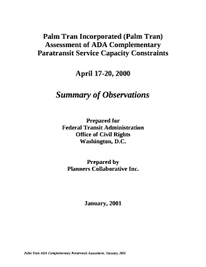 Palm Tran Incorporated (Palm Tran)