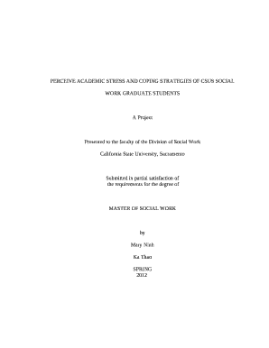 PERCEIVE ACADEMIC STRESS AND COPING STRATEGIES OF CSUS SOCIAL