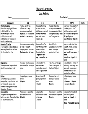 food log filled out edit online fill print download hot forms food and activity log