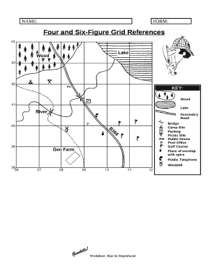 Four and Six-Figure Grid References