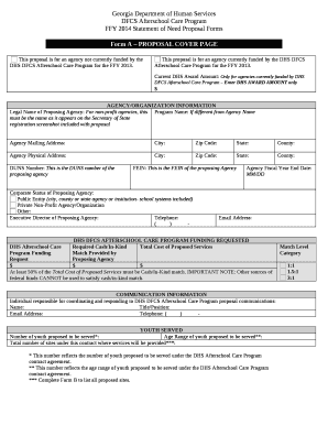 DFCS Afterschool Care Program
