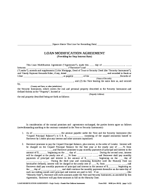 (Providing for Step Interest Rate)
