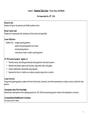 Lesson 2 - Patterns That Grow - Gwen, Stacy, and Phoebe
