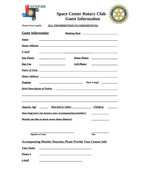 Space Center Rotary Club