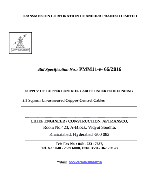 Bid Specification No