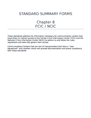 These standards address the ination necessary for communication centers ...