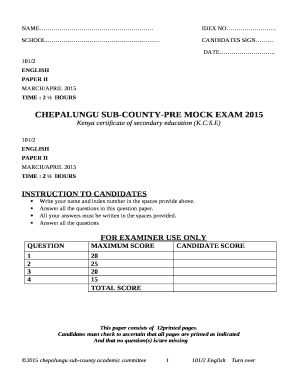 Form preview