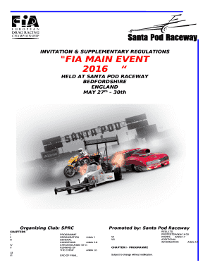"FIA MAIN EVENT