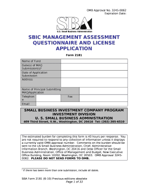 Form 2181