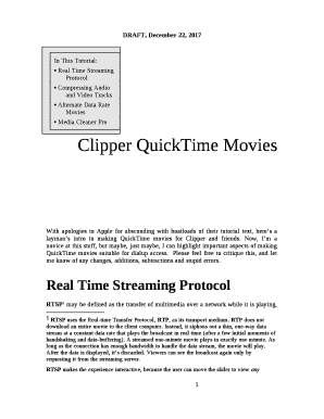 Clipper QuickTime Movies