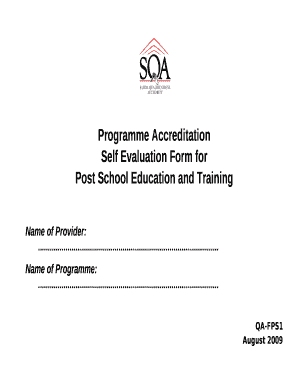 Programme Accreditation