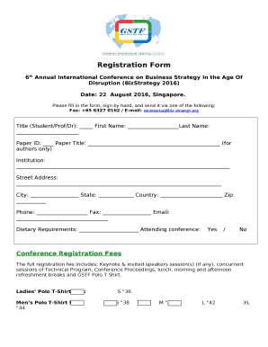 6th Annual International Conference on Business Strategy In the Age Of Disruption (BizStrategy 2016)